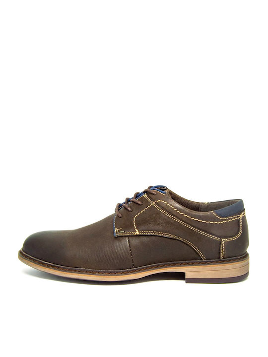 Gale Men's Leather Casual Shoes Brown