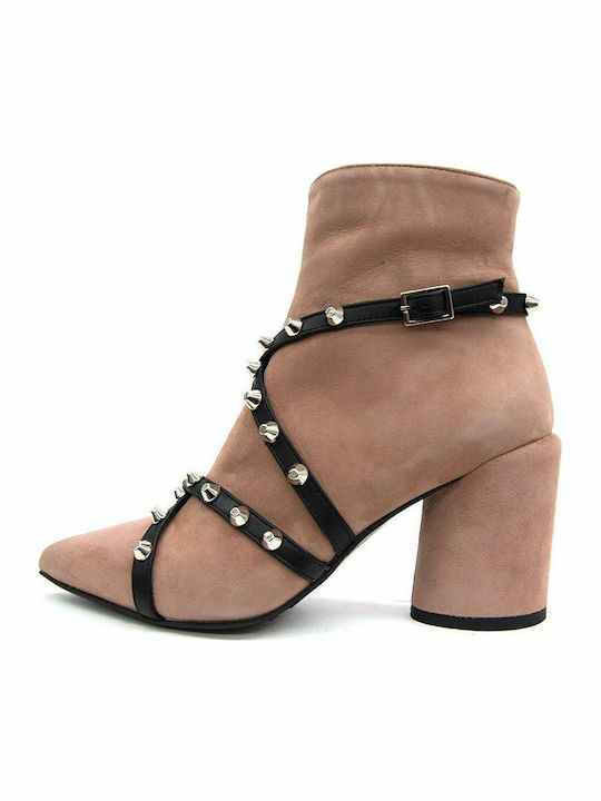 Mivida Ankle Boots Ροζ