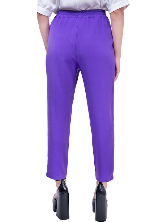 Wildwood Clothing Women's Fabric Trousers Purple