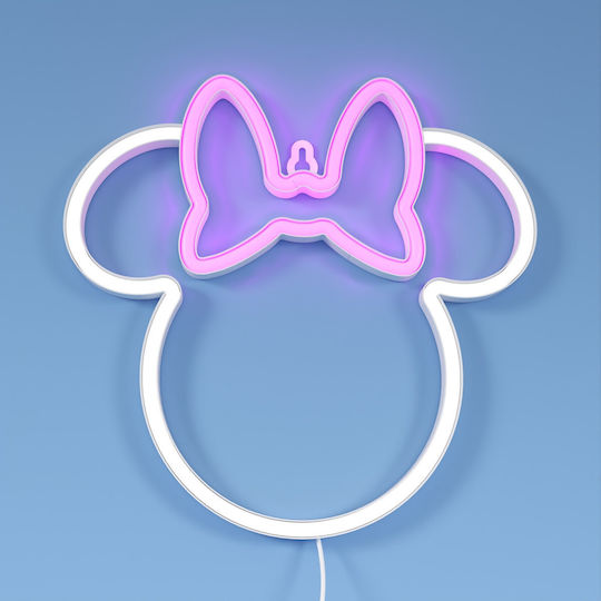 Kids Led Plastic Wall Light Minnie