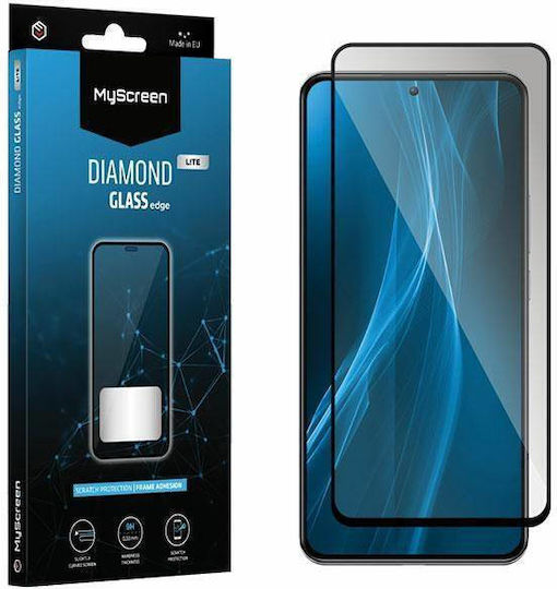 Vivo Full Glue Full Face Tempered Glass Μαύρο (Vivo X80 Lite)