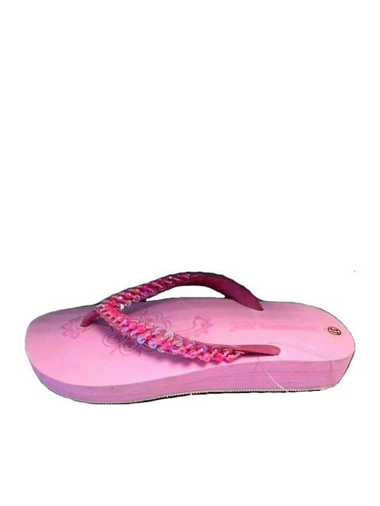Bulldozer Flip Flops Pink