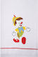 La Christine Set Christening Oilcloths Pinocchio White 3 Pieces