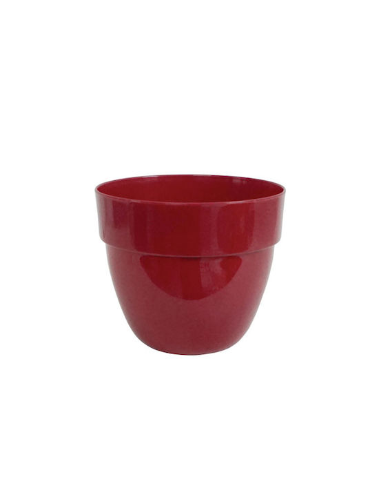 Marhome Orchidea Nowa Flower Pot 14x12cm Red 09-00-541 Red