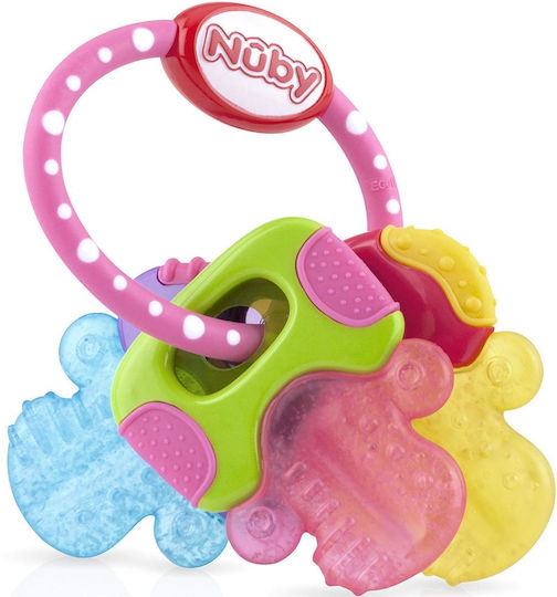 Nuby Nuby Μασητικός Κρίκος Οδοντοφυΐας από Σιλικόνη für 3 m+