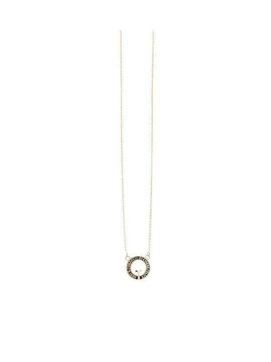 Agios Necklace from Gold Plated Silver