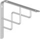 Element Γωνία Ραφιού από Μέταλλο σε Μπλε Χρώμα 230x180mm 3103006300035