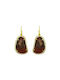 Antwnakakis Earrings made of Silver Gold Plated