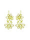 Antwnakakis Earrings made of Silver Gold Plated