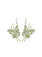 Antwnakakis Earrings made of Silver Gold Plated