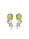 Antwnakakis Earrings made of Silver Gold Plated