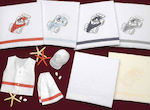 Christening Oilcloths Set White