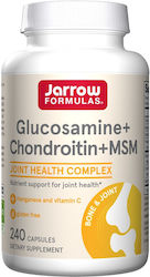 Jarrow Formulas Glucosamină + Condroitină + MSM 240 Capsule Jarrow Formulas Glucosamină + Condroitină + MSM 240 Capsule