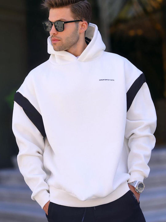 madmext Men's Sweatshirt white