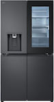 LG Ψυγείο Ντουλάπα 638lt NoFrost Υ179,2xΠ91,4xΒ72,9εκ. Inox