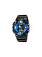 Skmei Digital Uhr Chronograph Batterie mit Metallarmband Black / Blue