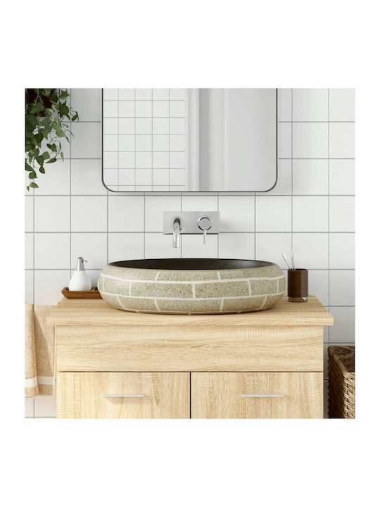 vidaXL Vessel Sink Ceramic 59x40x15cm Colorful