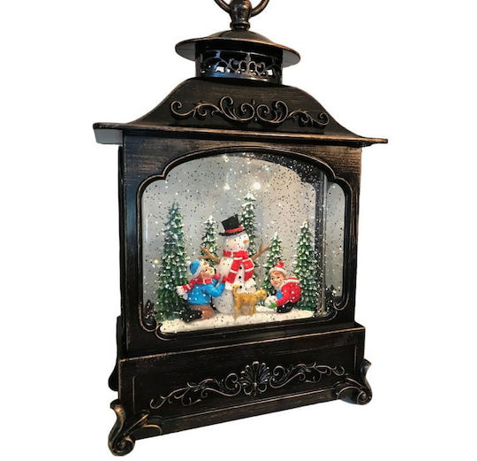 Weihnachtliche Schneekugel Beleuchtet mit Schneemann Schneemann 1Stück