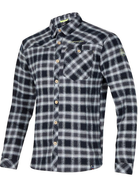 La Sportiva Men's Shirt Long Sleeve Flannel Black