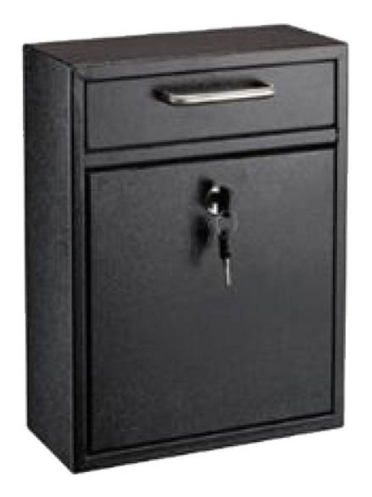 Bormann Outdoor Mailbox Metallic in Gray Color 30.5x27x12cm