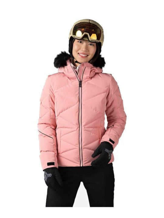 Rossignol Staci RLMWJ07-34L Γυναικείο Μπουφάν για Σκι & Snowboard Ροζ