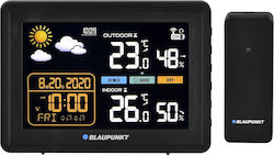 Blaupunkt 13-WS30BK Drahtlos Wetterstation Analog Tischplatte Schwarz