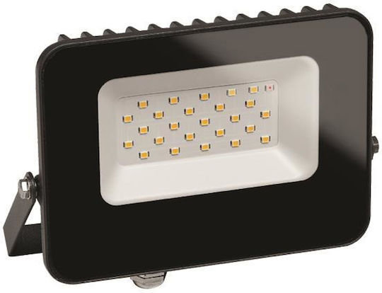 Eurolamp Wasserdichter LED Flutlichter 20W Kaltweiß 6500K mit Fotowiderstand IP65