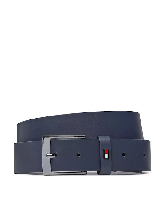 Tommy Hilfiger Adan Herren Gürtel Leder Blau