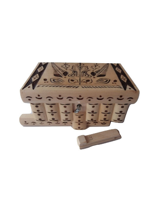 Magic Puzzle Box Μπιζουτιέρα Κουτί Ξύλινη