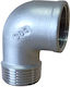 Γωνία Σωλήνα Inox 1" 1405.0003