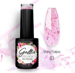 Gellie Хибриден Лак за Нокти Shiny Flakes 03 10...