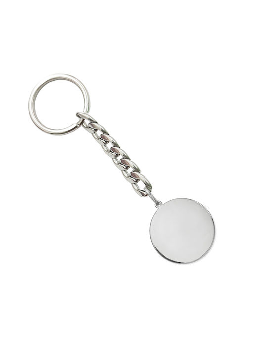 Theodora's Jewellery Keychain Metallic with light-coloured engraving on 2 sides