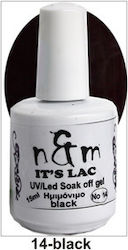 N&M Nails Ημιμόνιμο Βερνίκι black 14 15ml N&M Nails Ημιμόνιμο Βερνίκι black 14 15ml