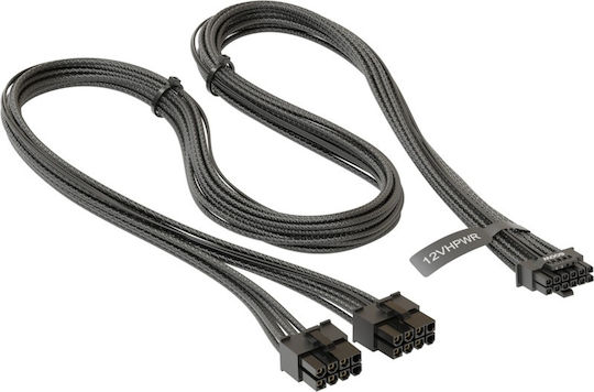 Seasonic - 12+4pin 12VHPWR Кабел Черен (SS2X8P-12VHPWR-600/BLACK)