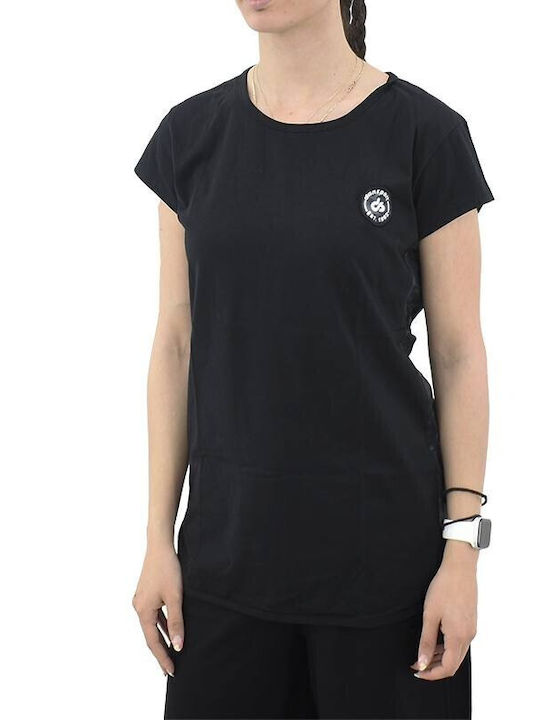 Dansport Γυναικείο T-shirt Μαύρο