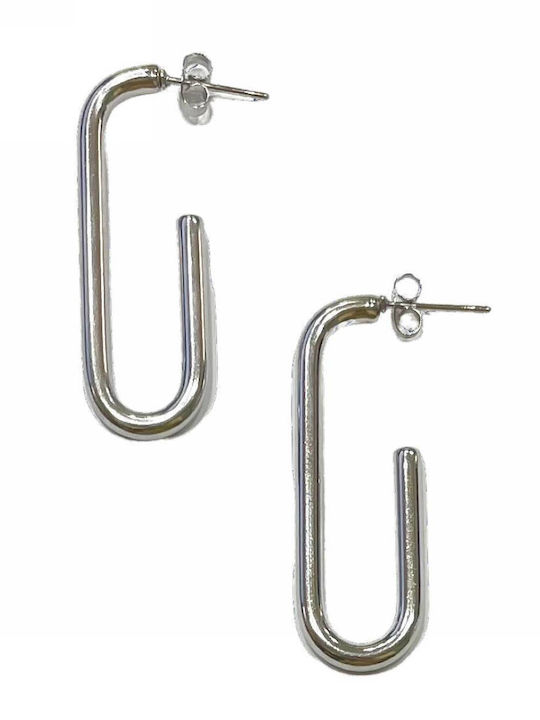 Tatu Moyo Earrings Hoops made of Steel