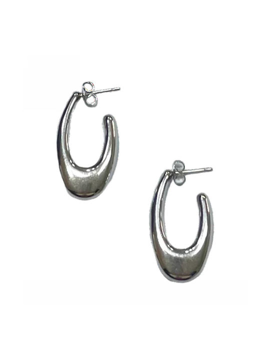 Tatu Moyo Earrings Hoops made of Steel