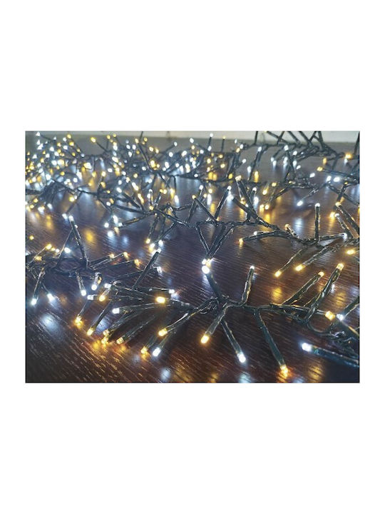 1000 Светлини LED 8m. Топъл бял тип Лента 1бр