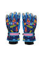 Brims and Trims Little Monsters Kids Ski & Snowboard Gloves Blue