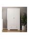 York Zwei Türen Schrank Weiß 100x54x179cm