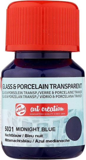 Royal Talens Art Creation Glass & Porcelain Opaque Liquid Craft Paint Blue for Porcelain and Glass 30ml