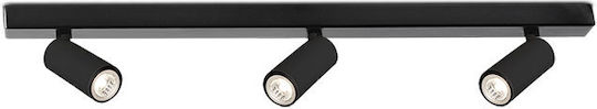 Luma Pendant Light Black 85cm