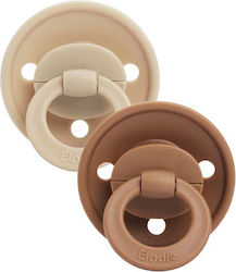Elodie Details Pacifiers Rubber Pure Khaki for 3+ months 2pcs
