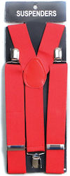 Red Carnival Suspenders