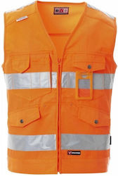 Payper Master Bărbați Vestă de siguranță cu benzi reflectorizante Portocaliu Payper Master Bărbați Vestă de siguranță cu benzi reflectorizante Portocaliu