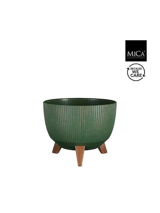 Mica Flower Pot in Green Color 43149