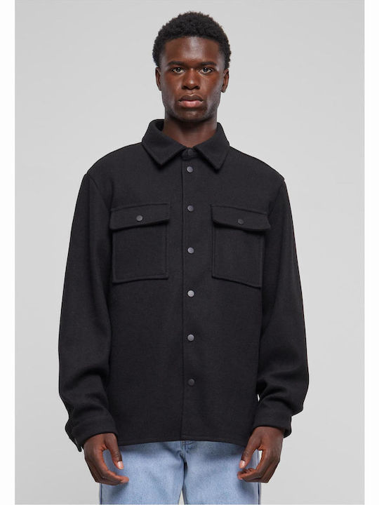 Urban Classics Overshirt Long-sleeved Shirt Black