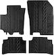 Apesan Set of Front and Rear Mats 4pcs for Suzuki Vitara 2015+ Black