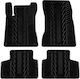 Apesan Set of Front and Rear Mats 4pcs for Mercedes-Benz GLB 2019+ Black