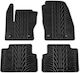 Apesan Set of Front and Rear Mats 4pcs for Ford C-Max 2015+ Black
